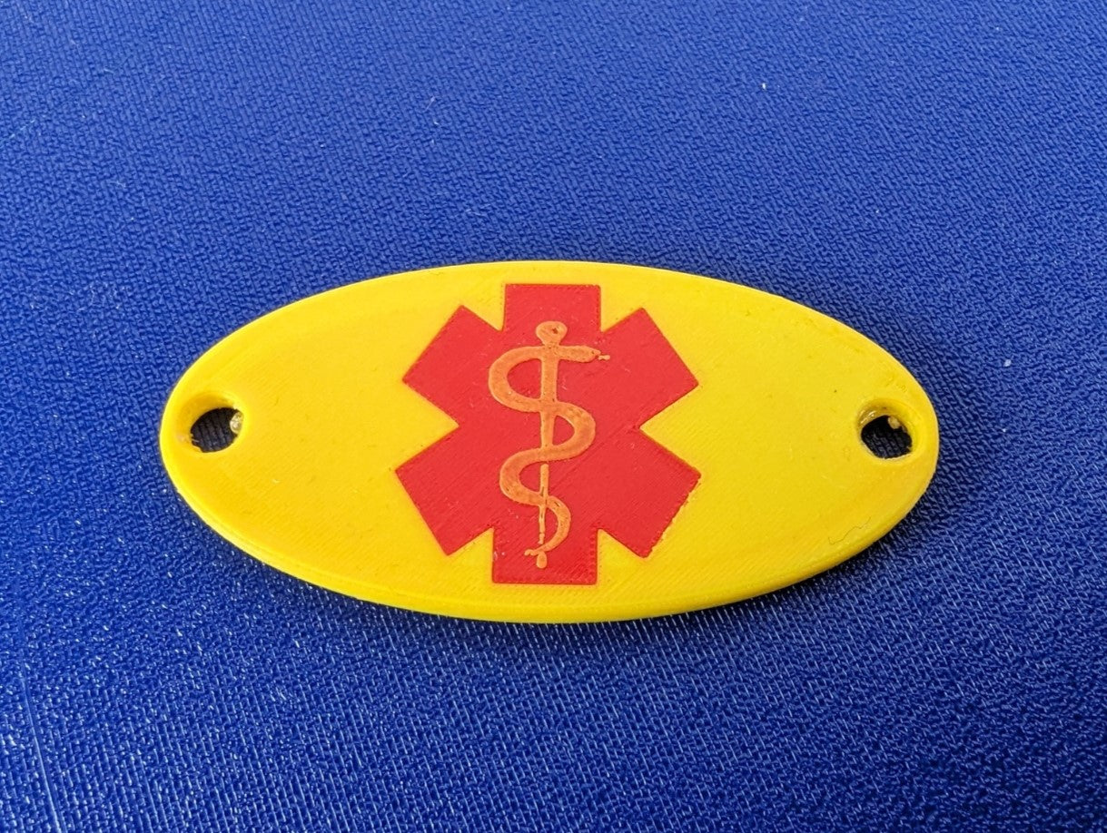 Adult Medical Shoe Tag (T2 Diabetes)